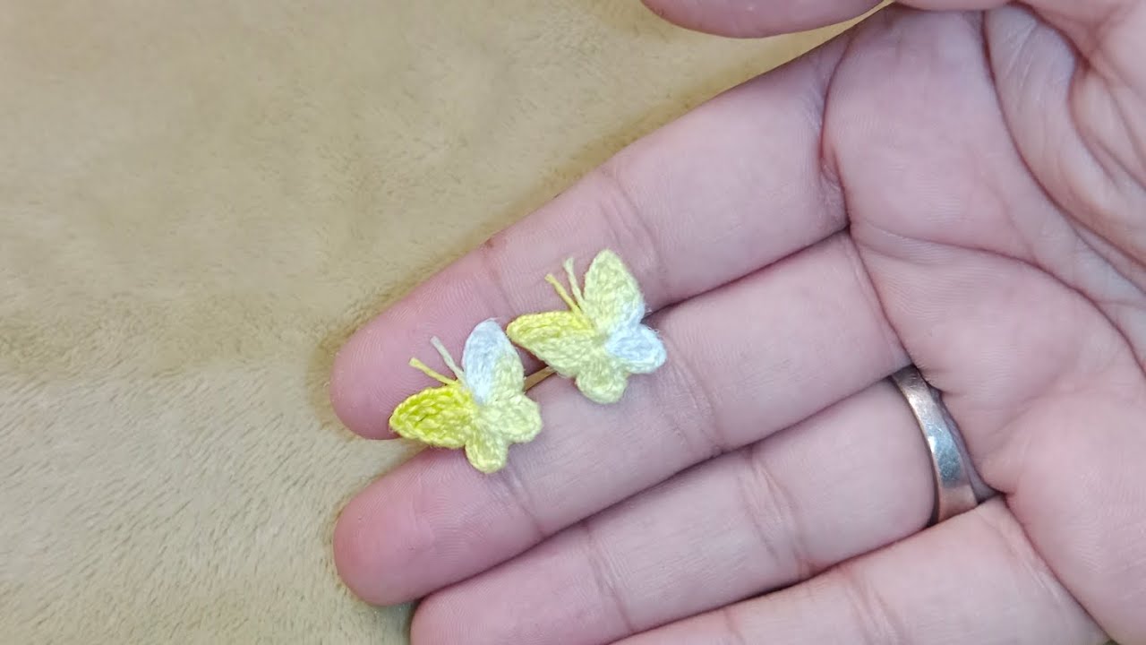 How make to crochet earrings| butterfly earrings turorial| #Harramcrochetitems