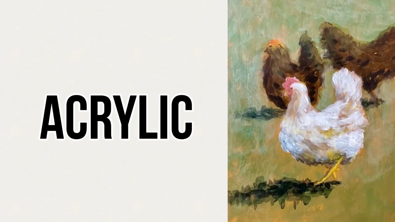 How to paint loose | FREE traceable | acrylic painting tutorial | step by step instructions