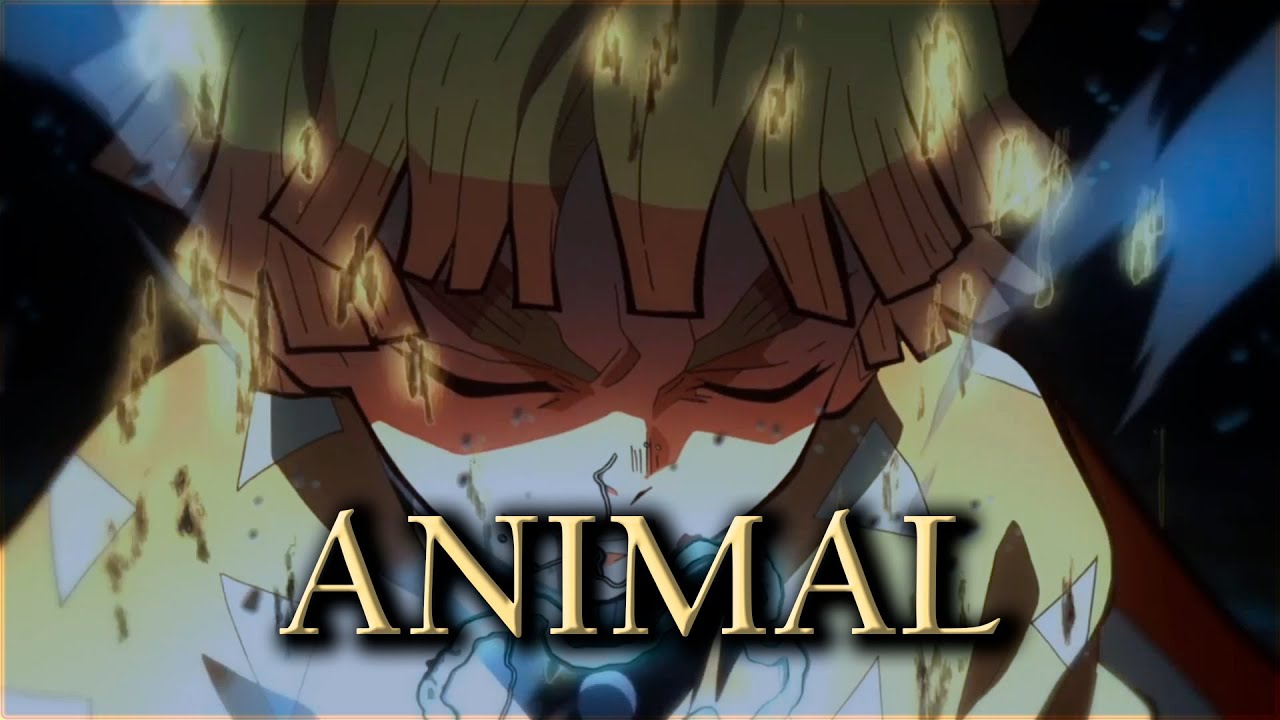 Kimetsu no Yaiba「AMV」 Zenitsu Agatsuma - Animal - youtube