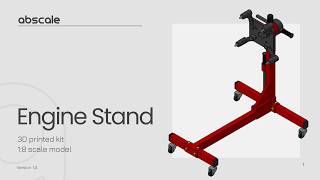 Engine stand - 3D printed | Assembly instructions