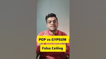 Pop vs Gypsum false ceiling | which one is better ? #falseceiling