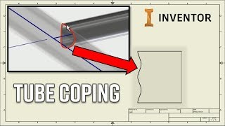 How to Flatten Tube Frames, Notch Coping Profiles | Autodesk Inventor