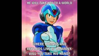 "Where Humans and Reploids live in harmony"...  #megamanx