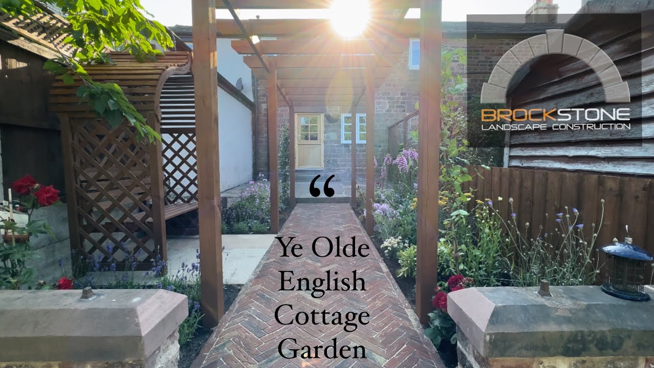 Ye Olde English Cottage Garden Designed & Constructed by Brockstone