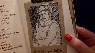 poetry journal flip through