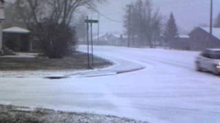 Capturing the snowy weather March 3, 2012.AVI