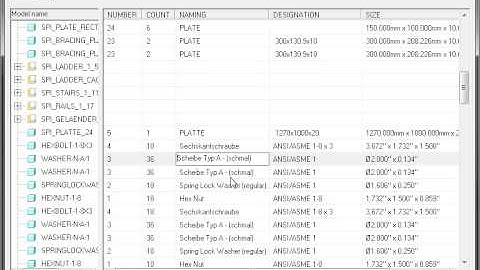 SMARTLibrary for Creo - Bill of Material - B&W Software