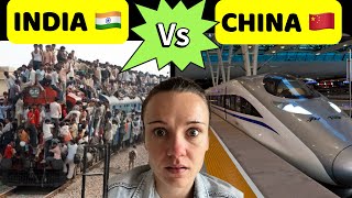 CHINA vs INDIA Railways: JAWDROPPING || 关注中国