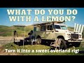 Building this ultimate  overland camper from an exarmy land rover series 2a 109 was special