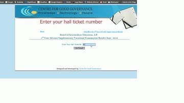 AP Intermediate results check online - AP Inter results process