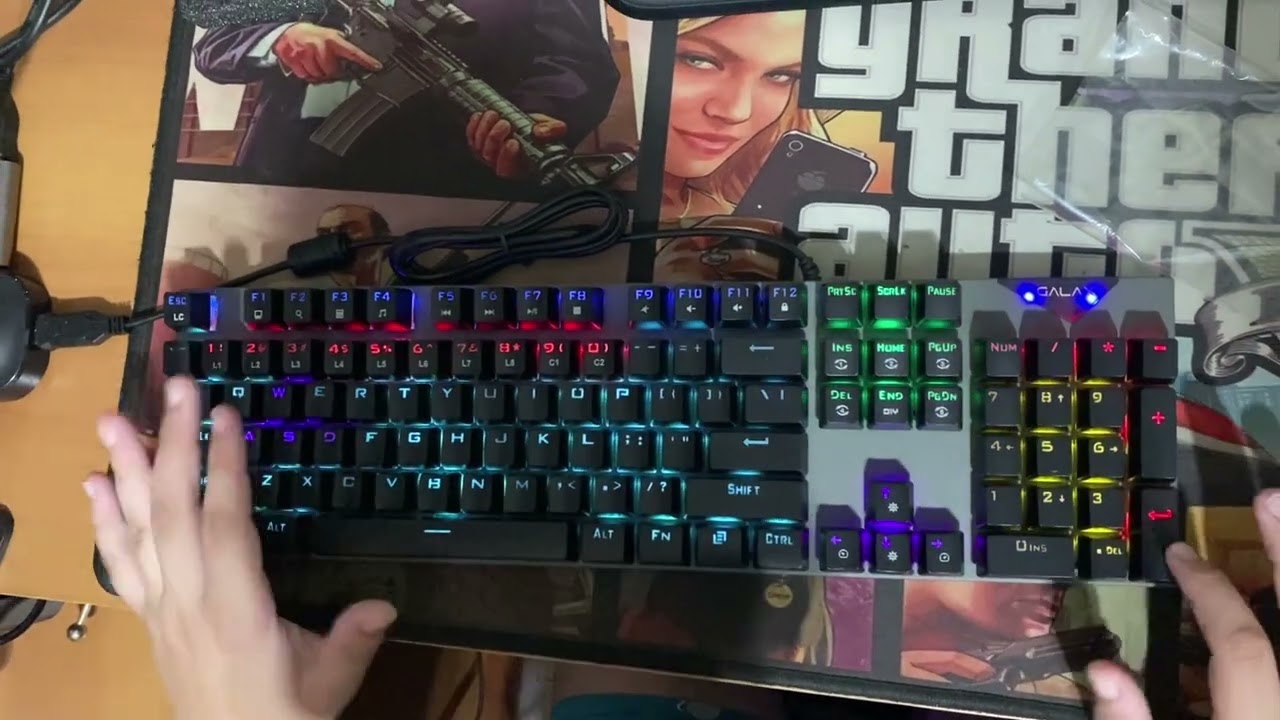 Unboxing TECLADO E MOUSE GAMER GALAX!!!