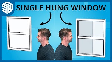 Modeling a Single Hung Window in SketchUp