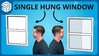 Modeling a Single Hung Window in SketchUp