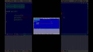Coding the Official TracByte Motto in Turbo C++ 💻 #shorts #coding