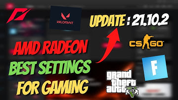 AMD Radeon New Update: 21.10.2 Best Settings For Gaming (2021) 👈