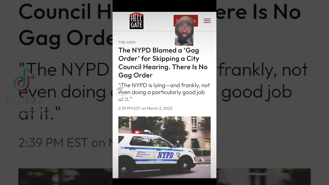 ⁣NYPD is lying about their special unit that targets Black Americans. #newyork #nypd