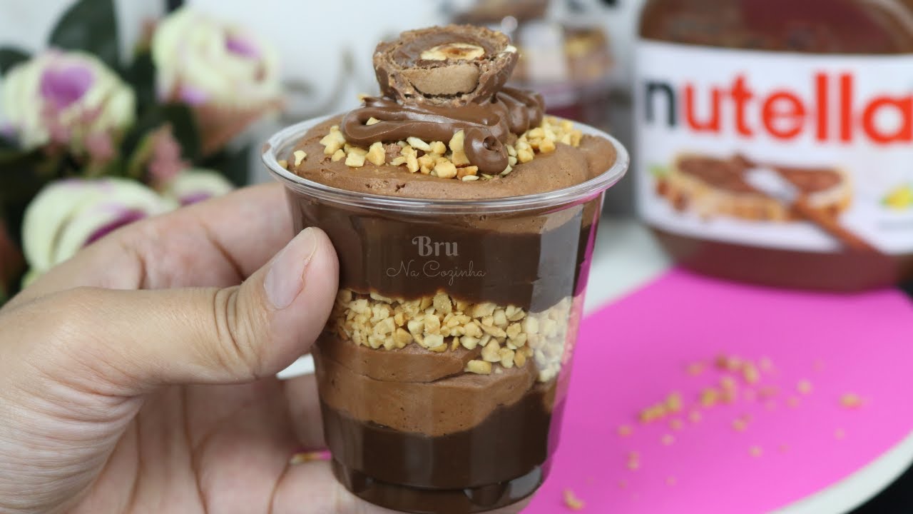 COPO DA FELICIDADE FERRERO ROCHER - COPO DA FELICIDADE - FERRERO ROCHER | Bru na Cozinha |