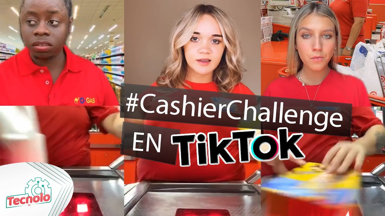Cómo hacer el TikTok de la Cajera (Cashier Challenge) en Android. YouTube
