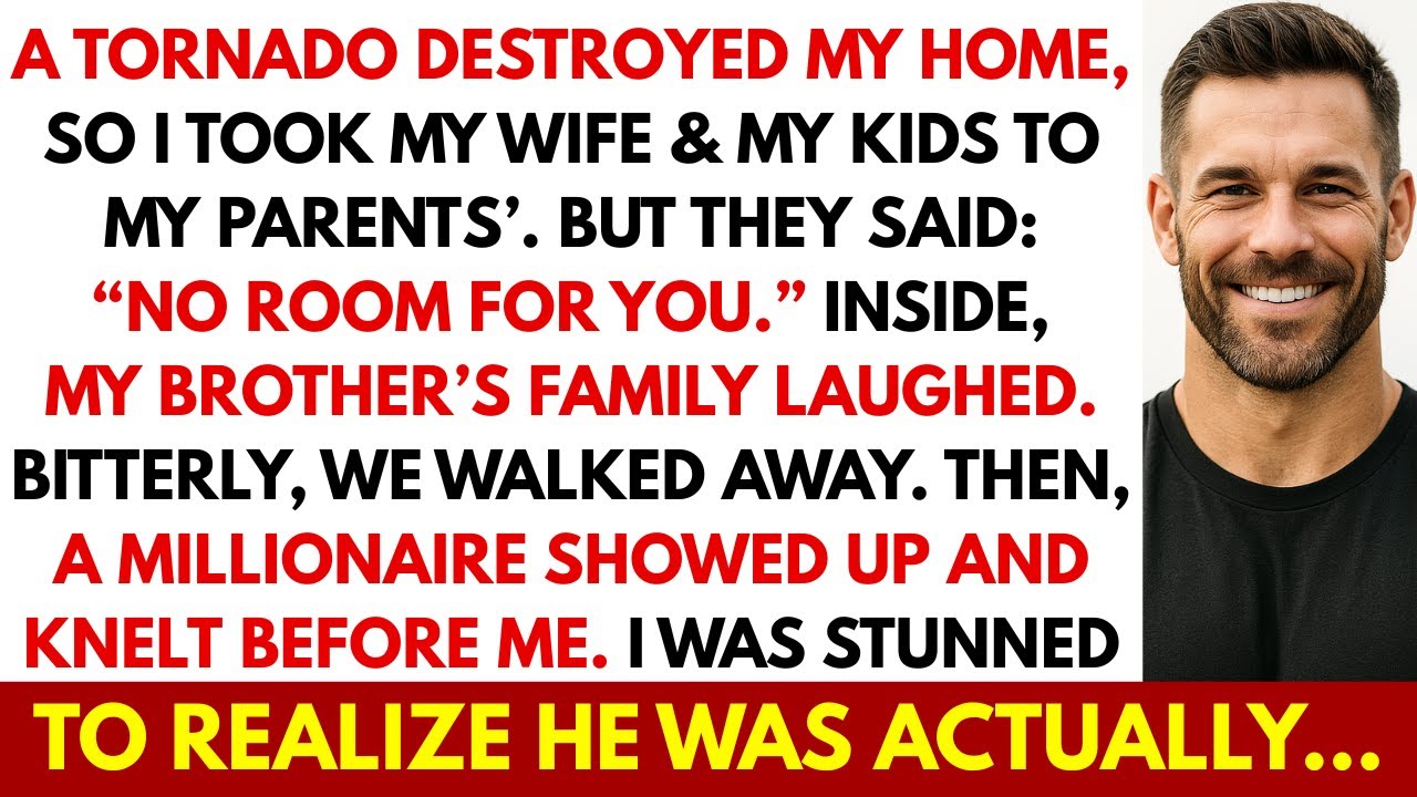Торнадо разрушил мой дом, поэтому моя семья переехала к родителям, но они сказали: «Тебе негде ос...