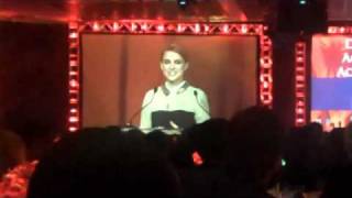 Natalie Portman's Oscar Warm-Up Thank You Speech