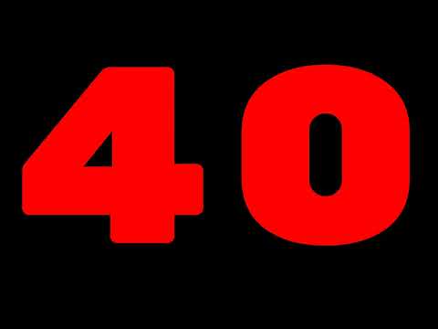 40-Second Countup Timer with Tick-Tock Sound and Final Alert