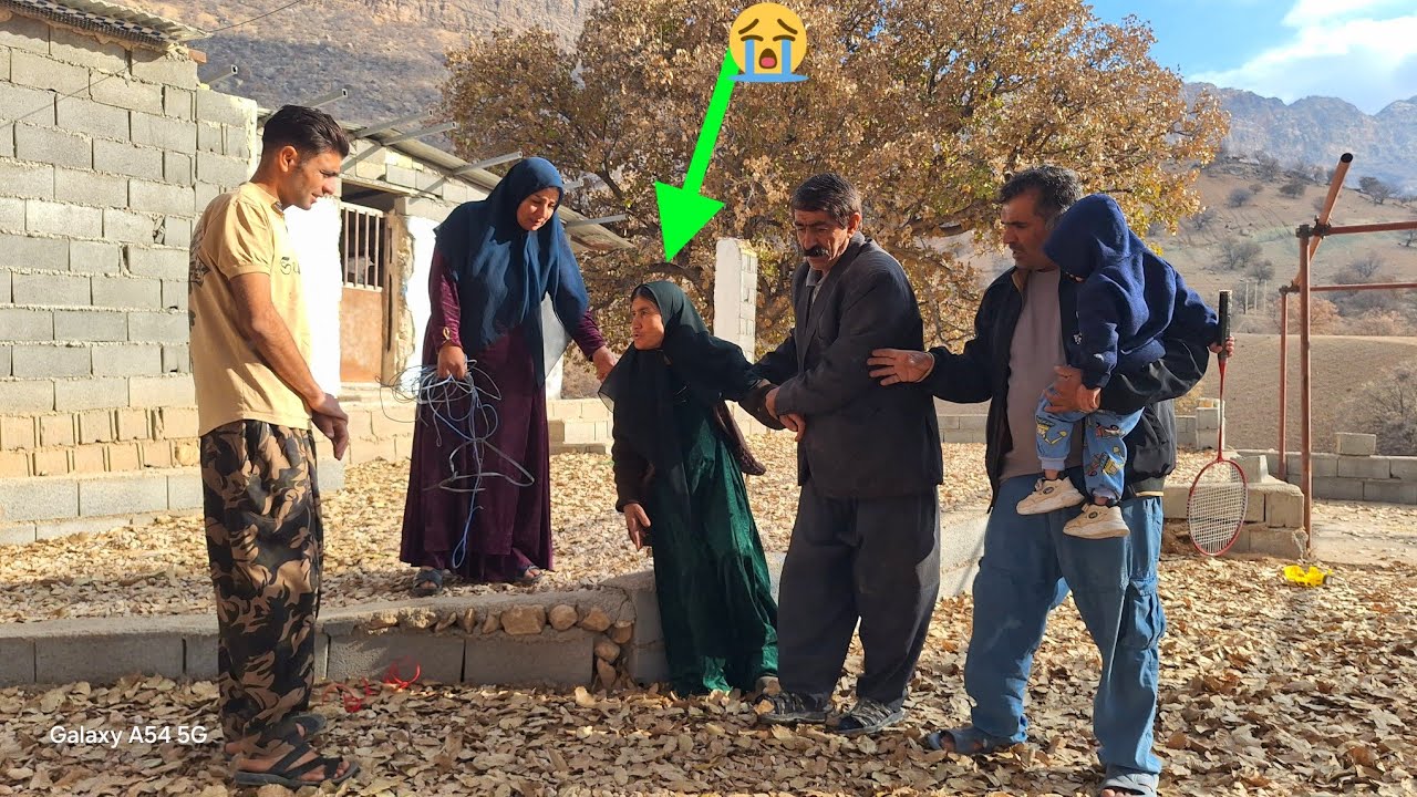 Семья господина Дала отправляется на ферму вместе с отцом и матерью Али, и мать Али расстроена.