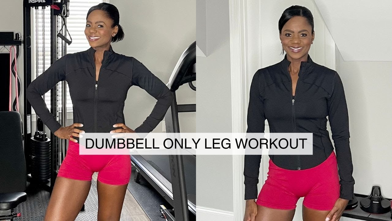 Dumbbell Only Leg Workout At Home - YouTube