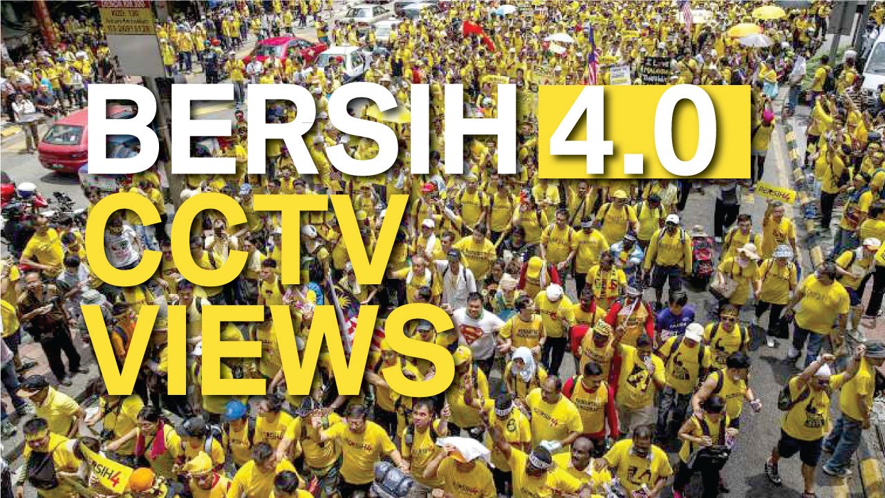 Bersih 4 Bird Eye And Cctv View Perhimpunan Bersih Live Hd Youtube