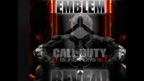 Black SpiderMan BO4 Emblem Reveal