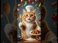 How Cat Cooking Food