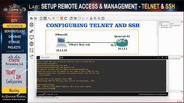 Routing Lab -  CONFIGURE REMOTE ACCESS AND MANAGEMENT USING TELNET AND SSH