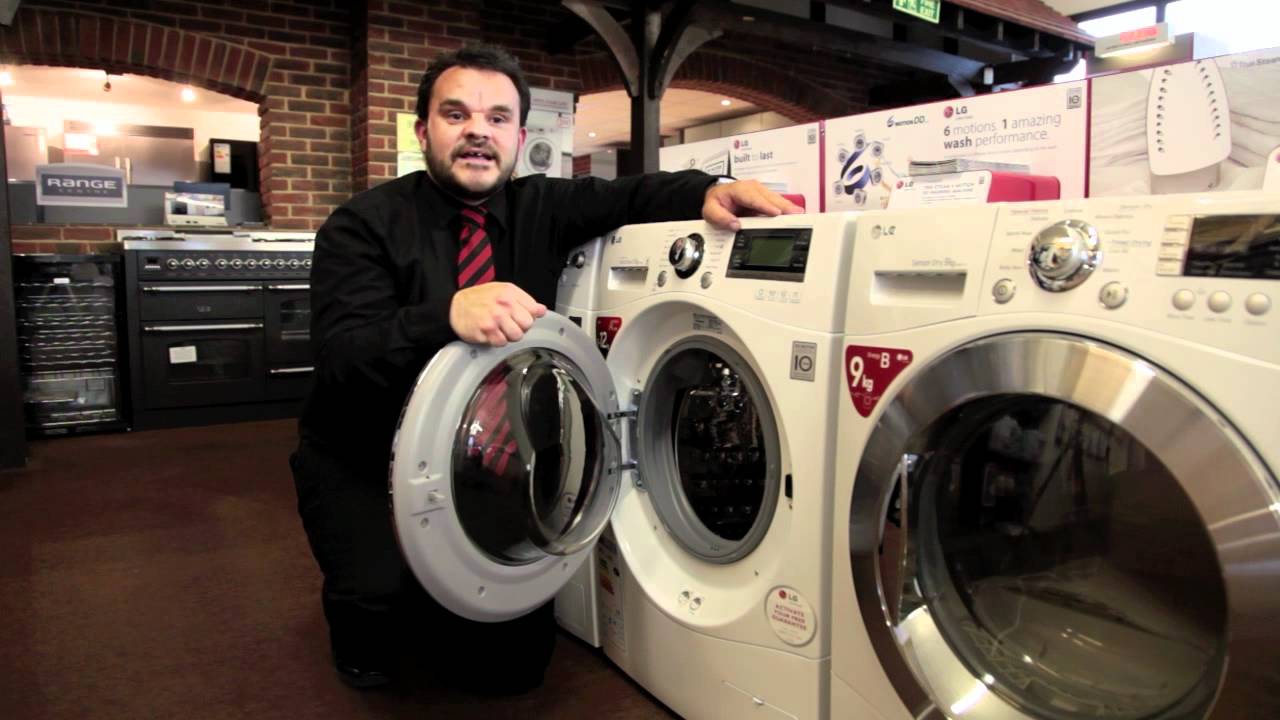 LG F1495BD Washing Machine Product Demonstration YouTube
