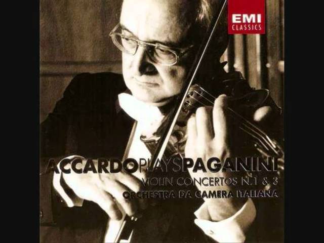 Paganini - Mouvement perpétuel pour violon et orch : S.Accardo / Orch Phil Londres / C.Dutoit