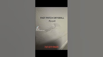 Fast Patch Drywall can fix the hole in your wall #drywall #business #wallfinish