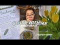 study with me vlog // révisions bac blanc