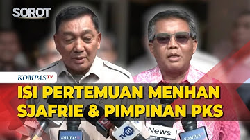 [FULL] Isi Pertemuan Menhan Sjafrie dan Pimpinan PKS di Kantor Kemenhan