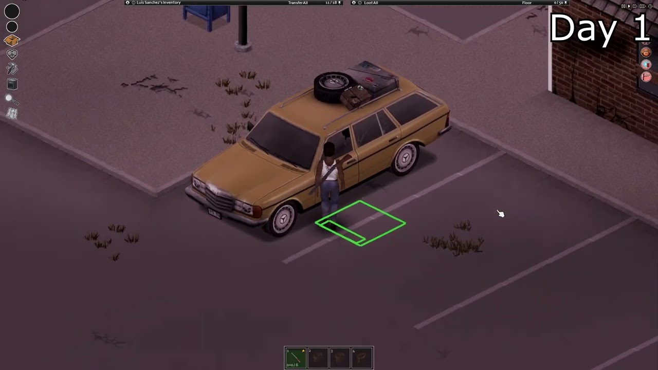 i survived 1000 days in project zomboid #1 (day one)