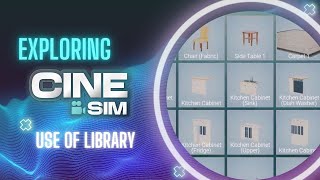 3. Exploring the CineSim Library: Props, Characters & Animations