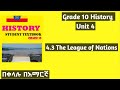 Grade 10 History Unit 4 4 3 The League Of Nations Grade10 Hist3 Unit4 Grade 10 History Unit 4 4 3 The League Of Nations Grade10 Hist3 Unit4