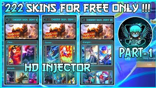 NEW RELEASE !! | UNLOCK ALL SKIN + UPCOMING SKIN + ALL HEROES BACKUP🗂️ | HD Injector V.01 | Neptr screenshot 4