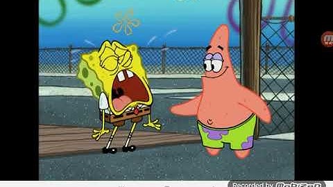 SPONGEBOB FAILS HIS BOATING TEST AND STARTS CRYING