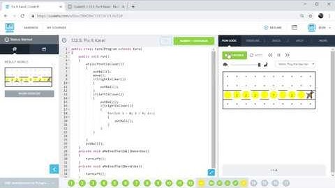 CodeHS 1.13.5: Fix It Karel