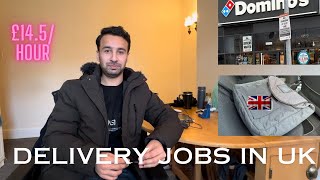 Delivery Driver Jobs In UK/ Uber Eats/ Just Eats/ Domino's Delivery driver jobs/ Earnings?