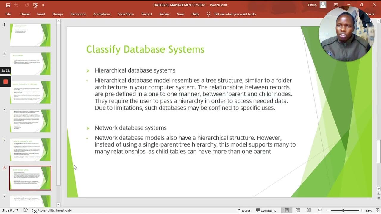 PowerPoint DATABASE MANAGEMENT SYSTEM PowerPoint 27 May 2022 - YouTube