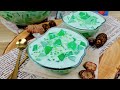 Buko pandan jelly dessert  easy simple and yummy  gulaman dessert recipe