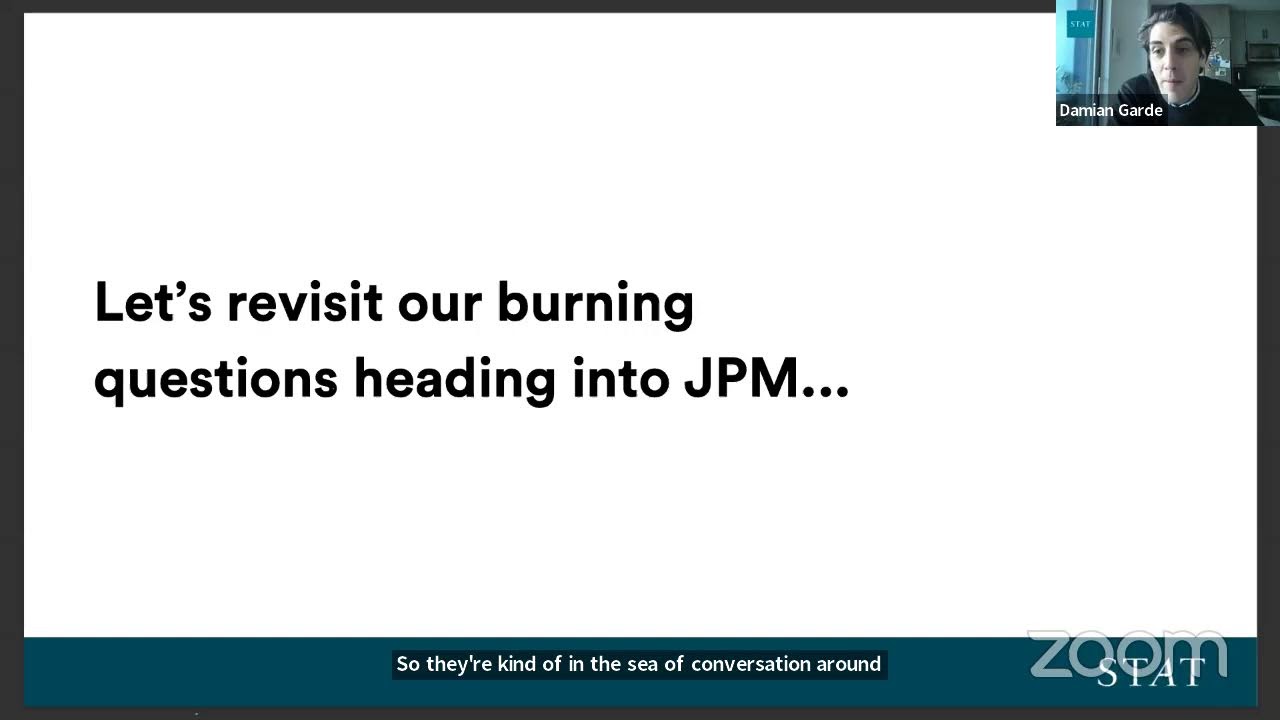 STAT Virtual Event 2024 JPM Recap, Live! YouTube