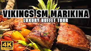 [4K] Buffet Overload Extravaganza at VIKINGS BUFFET SM City Marikina!