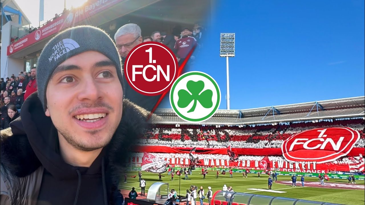 FRANKENDERBY ist ein GENUSS🔥 +MEGA CHOREO😍🔴⚫️ | 1.FC NÜRNBERG vs SpVgg FÜRTH | Stadionvlog