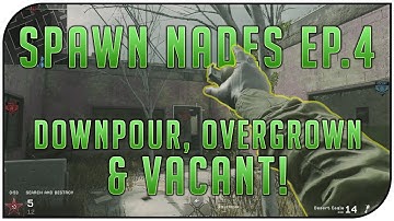 MWR SND ALL SPAWN NADES SPOTS! EP.4 - Downpour, Overgrown, Vacant (MW Remastered Nade Spots Tips)