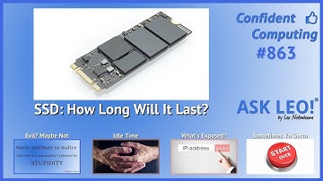 Confident Computing 👍 #863 - How Long Will My SSD Last?